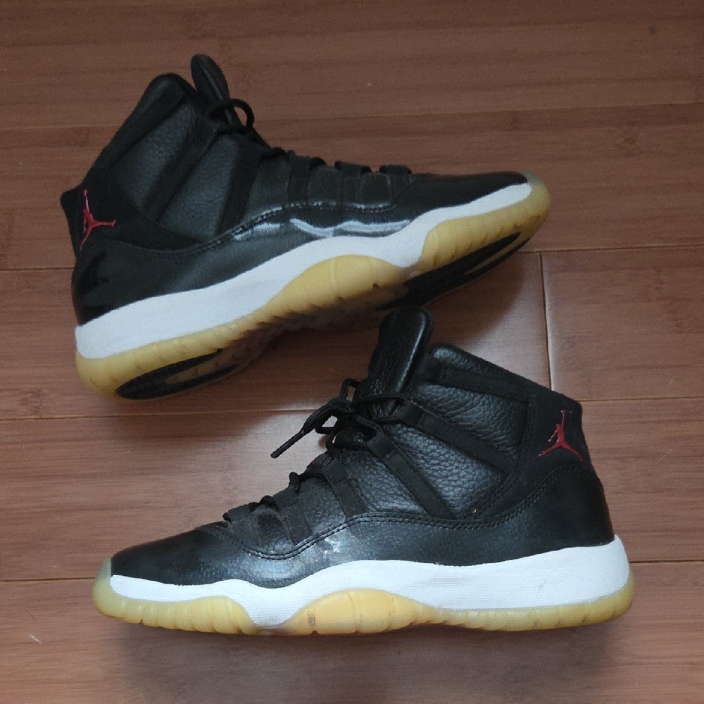 Jordan Kids Shoes Black and Red